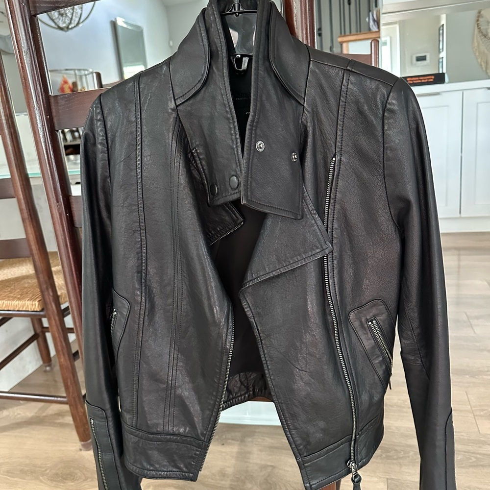 Mackage Black Kenya  Leather Jacket